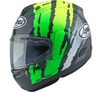 Arai RX-7V Evo Blade Casco, giallo/verde, Taglia M (57/58)