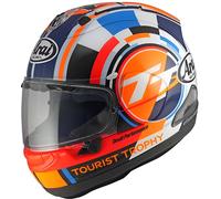 Arai RX-7V Evo Isle Of Man TT 2025 Limited Edition Casco, blu-arancione, taglia XS per maschi