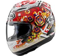 Arai RX-7V Evo Nakagami GP3, casco integrale S female Bianco/Rosso/Blu/Arancione