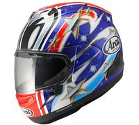 Arai RX-7V Evo Nakano Casco, bianco-rosso-blu, taglia M per maschi