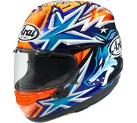 Arai RX-7V Evo Okamoto Compass, casco integrale S female Arancione/Blu/Bianco