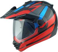 Arai Tour-X5 Africa Twin Casco da motocross, rosso/blu, Taglia M (57/58)