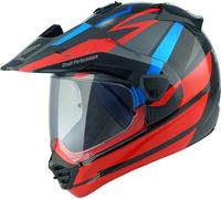 Arai Tour-X5 Africa Twin, casco avventura L male Nero/Grigio/Blu/Rosso