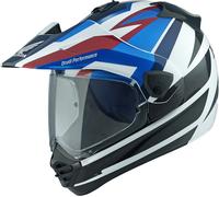 Arai Tour-X5 Africa Twin Casco da motocross, nero-bianco-blu, taglia L per maschi
