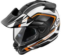 Arai Tour-X5 Discovery Casco da motocross, Arancione/Nero/Bianco, Taglia S (55/56)