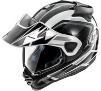 Arai Tour-X5 Discovery Casco da motocross, nero-grigio-bianco, taglia L per maschi