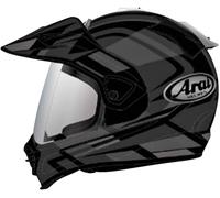Arai Tour-X5 Discovery Casco da motocross, nero/grigio, Taglia L (59/60)