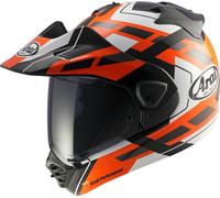 Arai Tour-X5 Match, casco avventura M female Nero/Bianco/Arancione
