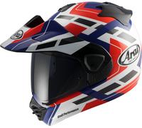 Arai Tour-X5 Match, casco avventura S female Nero/Bianco/Rosso/Blu