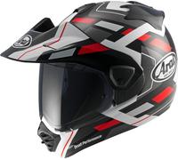 Arai TOUR-X5 Match Casco da enduro, nero-bianco-rosso, taglia S per maschi