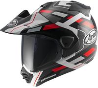 Arai TOUR-X5 Match Casco da enduro, bianco/nero/rosso, Taglia L (59)