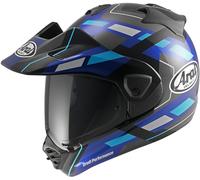 Arai TOUR-X5 Match Casco da enduro, nero-bianco-blu, taglia L per maschi