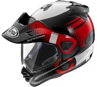 Arai Tour-X5 Print Casco Enduro, rosso, Taglia S (55/56)