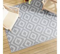 ARAKIL - Tappeto per esterni, 160 x 230 cm, in polipropilene, resistente alle intemperie, impermeabile, facile da pulire, pieghevole e reversibile, ideale come tappeto da giardino, per terrazza