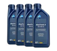 ARAL BlueTronic II 10W-40 Olio Motore Fiat 9.55535-D2, MB 229.3, 4x1 Litro
