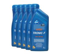 ARAL HighTronic F 5W-30 Olio Motore Ford WSS-M2C913-A, ACEA A5/B5, 5x1 Litro