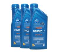 ARAL HighTronic J 5W-30 Olio Motore Fiat 9.55535-S1, PSA B 71 2290, 3x1 Litro