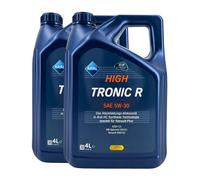 ARAL Hightronic R 5W-30 Olio Motore MB 226.51, Renault RN0720, 2x4 Litro
