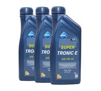 ARAL Supertronic E 0W-30 Olio Motore Acea A5/B5 , Api Sl, Api Cf, 3x1 Litro