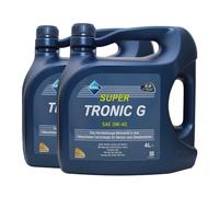ARAL Supertronic G 0W-40 Olio Motore MB 226.5,MB 229.3, VW 502 00, 2x4 Litro