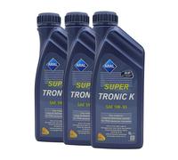 ARAL SuperTronic K 5W-30 Olio Motore MB 229.31, MB 229.51, MB 229.52, 3x1 Litro