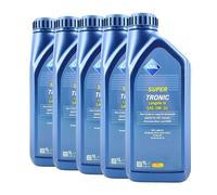 ARAL SuperTronic LL III/3 0W-30 Olio Motore, MB 229.31, VW 504 00, 5x1 Litro