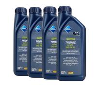 ARAL SuperTronic LL IV FE 0W-20 Olio Motore, Porsche C20, VW 509 00, 4x1 Litro