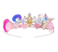 Araluky Corona di sirena fascia mare oceano sirenetta bomboniere Ariel forniture per feste di compleanno conchiglia principessa corone per bambine diademi e corone per donne decorazioni per feste