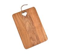 Arambh Acacia Wood Cutting & Serving Board - Handcrafted, Naturally Finished, Hole Design | Elegant Kitchen Board for Fruits, Cheese & Bread (38,1 cm x 25,4 cm x 1,90 cm)