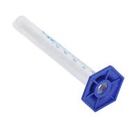 Aramox 10 Pezzi di Vetro Graduato di Misurazione di Misurazione di Cilindri Acidi di Vetro Borosilicato e Resistenti Alcalini Ideali per l'uso di Laboratorio e Cucina