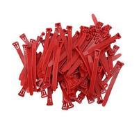 Aramox 100 Pezzi Etichette per Cosce di Pollame, Fasce per Cosce di Pollo Numerate Regolabili in Plastica, Anelli ID Leggibili Non Sbiaditi per Anatre Pulcini Oche Piccioni Tacchini Stormi di