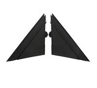 Aramox 2 Pezzi Copertura Bandiera Specchietto Retrovisore Specchietto Retrovisore Specchietto Retrovisore Triangolo Piastra Trim Compatibile con FIAT 500 2012-2017 OE: 1SH17KX7AA (Nero opaco)