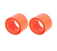 Aramox 2 Pezzi Porta Canna Pesca Inserto Protezione in Gomma Porta Canna Pesca Tappo Tubo 2 Pollici 50 Mm Inserto Protezione Supporto Tappo Kit per la in Yacht (ORANGE)