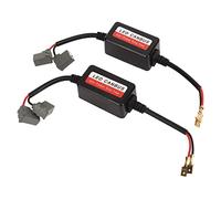Aramox 2pcs H1 Decodificatore di Luce a LED 12V DC Decodificatore di Resistenza Anti Sfarfallio CanBus Eliminatore di Errori per Fari a LED Fendinebbia