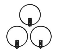 Aramox 3 Pezzi a Parete Montato a Parete Gancio Anulare Gancio da 6 Pollici a Anello per Vaso di Fiori per Interni All'aperto