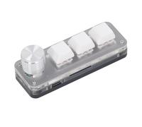 Aramox 3 Tastie Chiave Mini, Tastiera Gioco Meccanica RGB, Macro Pad Programmabile USB C per l'uso di Ufficio e di Gioco