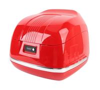 Aramox 35L Motorcycle Top Case, Borsa per la Coda del in Stile retrò con Blocco di Sicurezza, Design Chic, Materiali a Prova di Pioggia, compatibilità Universale (rosso)