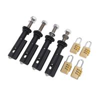 Aramox 4-Pack Recovery Board Mounting Pins per Maxtrax MKII, Costruzione in Nylon e Metallo, Design Antifurto con Serrature a Combinazione