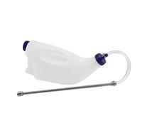 Aramox 4L di Bottiglia di Latte Alimentare a Vitello 4L Rapida Crescita dei Vitelli Sull'alimentatore di Latte Animale Agricola, Bottiglia Riutilizzabile Portatile in Plastica per Vitelli e Vacche