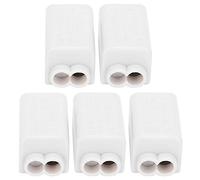 Aramox 5 Pcs Terminale Parallelo Spliter Giunction Connettore Splitter Cavo con Copertura Isolante Staccabile per Interruttore di Cablaggio della Luce del Soffitto (ZK-1306)