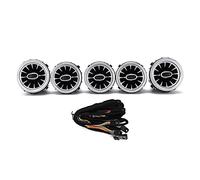 Aramox 5 Pezzi 64 Colori ABS e PC Anteriore Turbina LED Turbo Air Vent, Turbo Ambient Light Turbo Light Kit di Ricambio, Adatto per Classe C GLC W205 2019-2021