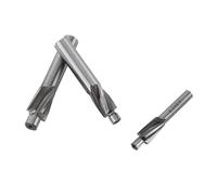 Aramox 5 Pezzi Strumento HSS del Mulino Endink per il Taglio Metallico, Acciaio Ad Alta velocità Resistente, 4 Flauti per la Fabbricazione di Acciaio e Applicazioni di Lavorazione