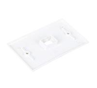 Aramox 5PCS Piatto Singolo Piastra A Muro Interruttore Faceplat con Connettore del Modulo RJ45 120 Tipo DEGLI STATI UNITI Singolo Gang Piatti Presa di Rete Pannello