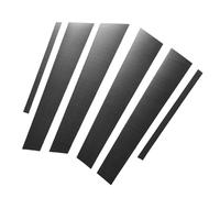 Aramox 6 Pz Finestra Centro Pilastro Trim Lucido Nero Esterno Porta Finestra Pilastro Messaggi di Ricambio per Altima 6th Gen 2019-2023 Civics (stile fibra di carbonio)