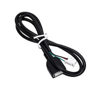 Aramox 74cm Cavo USB Auto Adattatore Supporto per Android Auto CD Stereo Connettori Cavo Adattatore Plug and Play Stereo Fascione Cavi (4 perni)
