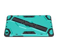 Aramox A 8.0 Shockproof Case, Turchese (Blu verdastro) | Costruzione a doppio strato in PC TPU, cavalletto per la visualizzazione a mani libere, cinturino regolabile, viaggi per