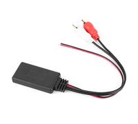 Aramox Adattatore AUX Bluetooth Wireless Universale con 2 Cavi per Audio per Auto, Installazione Plug and Play Semplice per la Maggior Parte dei Veicoli