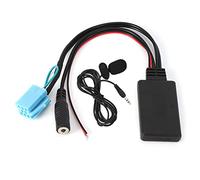 Aramox Adattatore Bluetooth Aux-In per Smart 450 con Microfono | Modulo Audio 8 Pin, Custodia in ABS, Chiamate in Vivavoce, Installazione Plug and Play, Cavo 150cm, Connettore per Autoradio