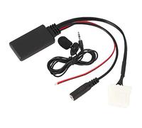 Aramox Adattatore Cavo Audio Bluetooth, Adattatore Cavo AUX-in per Auto Bluetooth 5.0 Microfono Nero Adatto per 2 3 5 6 RX8