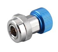 Aramox Adattatore Connettore Rapido CA R134A, Estrattore del Nucleo della Valvola in Metallo, Design Sicuro per la Ricarica del Refrigerante Automobilistico Compatibilità Lato Alto Basso (bassa
